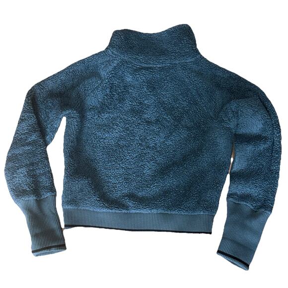 Athleta Tugga Sherpa‎ Jacket In Bali Green Size XS - Picture 3 of 7